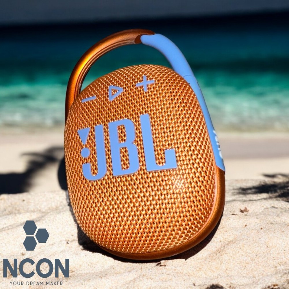 JBL Clip 4 Wireless Bluetooth Speaker Squad (Orange)