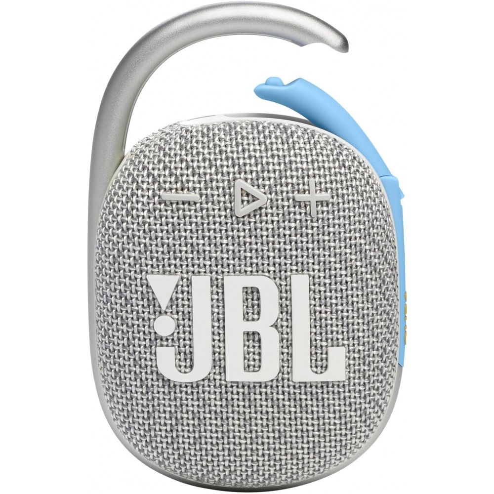 JBL Clip 4 Wireless Bluetooth Speaker Squad (White)