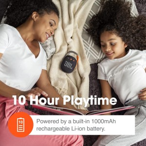 JBL Clip 4 Wireless Bluetooth Speaker Squad (White)