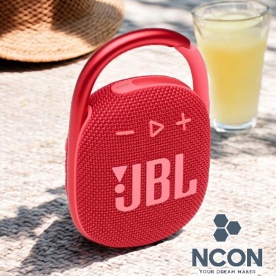 JBL Clip 4 Wireless Bluetooth Speaker Squad (Red)