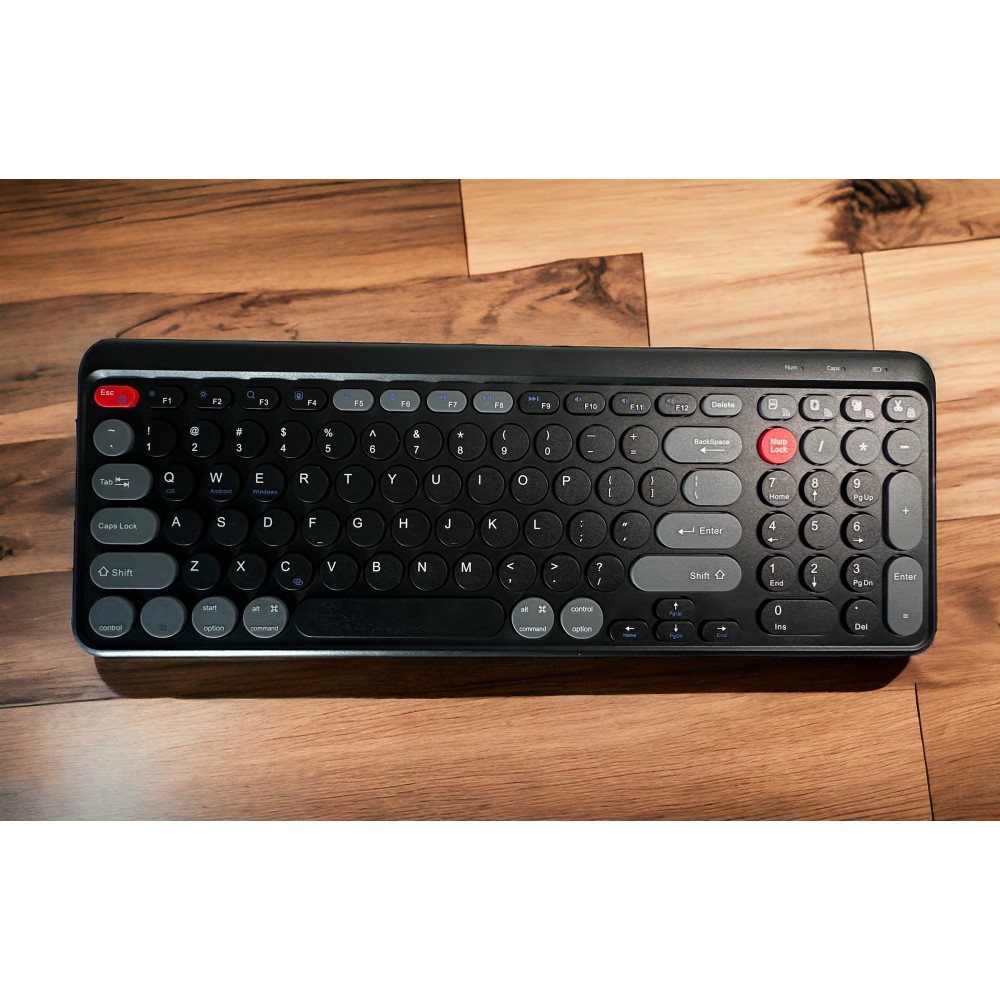 NCK100B Multi Mode Keyboard (BT & 2.4G wireless) Βlack