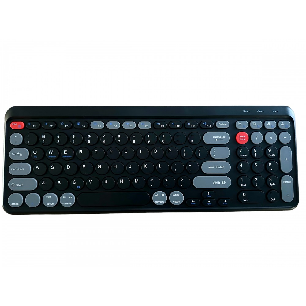 NCK100B Multi Mode Keyboard (BT & 2.4G wireless) Βlack